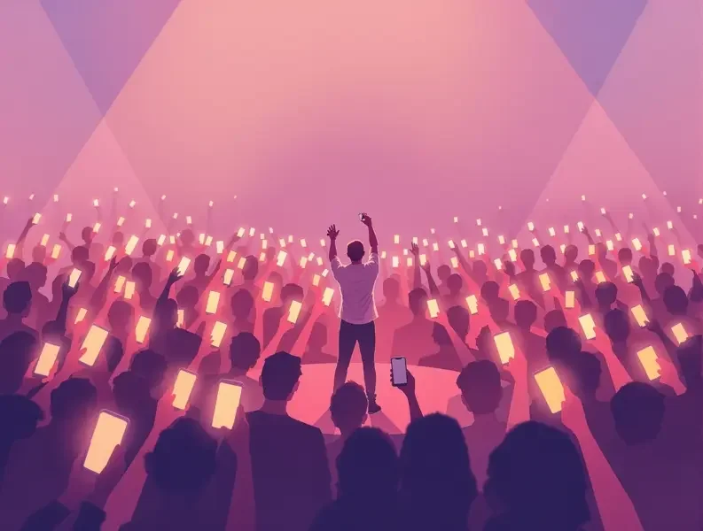 音乐节现场视频曝光，明星即兴表演惊艳全场